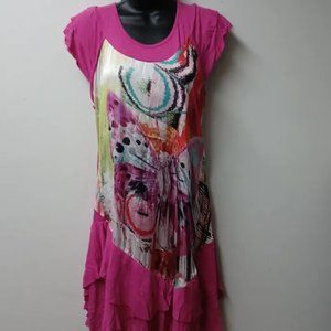 pink butterfly dress / robe papillon rose